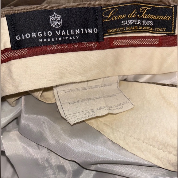 Valentino new without tags pleated silk & wool made in biella italy mauv… - Picture 16 of 17